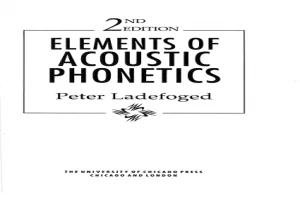 غلاف كتاب Elements of Acoustic Phonetics بقلم اخصائي صوتبات غلاف كتاب Elements of Acoustic Phonetics بقلم اخصائي صوتبات